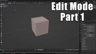 Blender tamil tutorial part 4 - Edit mode 1st part(Vertices,edges,faces)