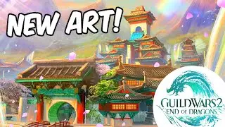 NEW End of Dragons Art!!! l GW2 2020 l