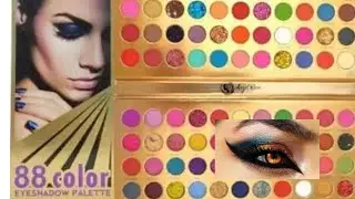 88 colours Eyeshadow pallete from Meesho under 200/-₹| very useful product for ladies #teej