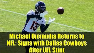 Michael Ojemudia Returns to NFL: Signs with Dallas Cowboys After UFL Stint