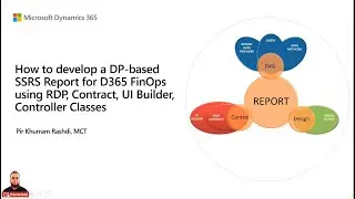 How to develop SSRS report for Dynamics 365 FinOps using RDP, Contract, Controller and UI Builder