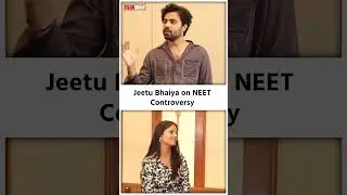 Kota Factory Star Jeetu Bhaiya reacts on NEET Exam leak Controversy 