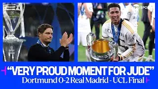REACTION: Edin Terzić reacts after Real Madrid win the Champions League against Dortmund 😣