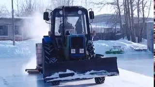 Подготовка льда на 