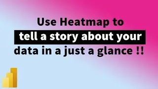 How to create Heatmap in Matrix Visual in PowerBI | Not using any custom visual | MiTutorials