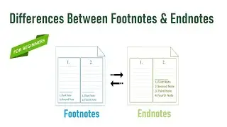 Differences Between Footnotes and Endnotes | Footnotes  Vs Endnotes | 