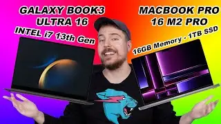 MacBook Pro 16 (M2 Pro chip) vs Galaxy Book3 Ultra 16 Intel 13th Gen