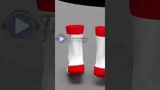 Socks Design on Clo3d/Marvelous Designer 