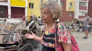 Последствия ночного обстрела Харькова