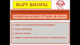 #computerscience all sub important question|3rd sem#rgpv#rgpvbtech#rgpvbhopal#rgpvexam #rgpvexam2024