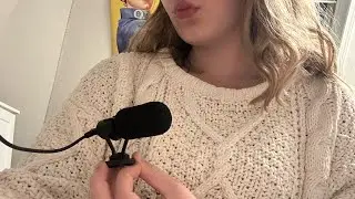 asmr | fast mini mic mouth sounds and hand movements