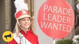 Random Parade Leader - Surprising People with a Holiday Parade