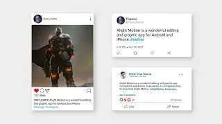 Social Media Animation Like Premiere Pro In Alight Motion | Alight Motion Tutorial