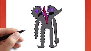How To Draw Hellish Naughtified Bittergiggle from Garten of Banban 