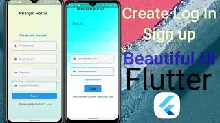 flutter Login/Signup Ui | Beautiful Ui Flutter With source  code