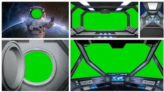 Over the earth and spaceship animated green screen video | video editing | kinemaster | Watch Tech