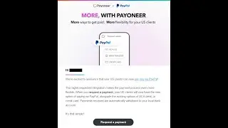 Payoneer – Your US clients can now pay via PayPal