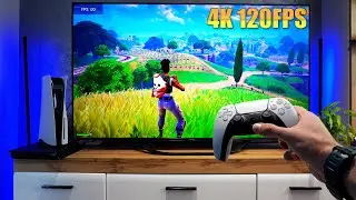 Fortnite In 4K 120FPS- Hisense 65 Inch ULED TV | PS5 POV Gameplay |