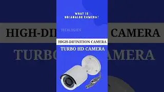 What does 'HD analog CCTV camera' mean? High definition security camera short video