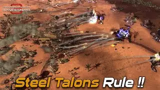 Steel Talons Rule !! | Big Bang Mod , C&C 3: Kanes wrath , 2v2 Vs brutal ai , multiplayer gameplay