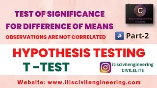 T Test for difference of means | Small Sample Tests - T test Part 2