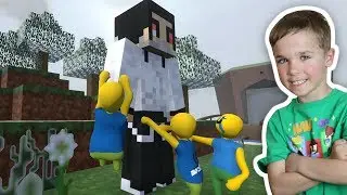 MINECRAFT in HUMAN FALL FLAT?!?! 3 NOOBS MULTIPLAYER