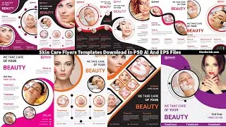 Skin Care Flyers Design Download In PSD And AI EPS Files |Sheri SK|