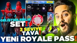 OHA! BEDAVA S4 SAÇI VEREN ROYALE PASS! YENİ YÜKSELTİLEBİLİR SET! (EFSANE) PUBG Mobile