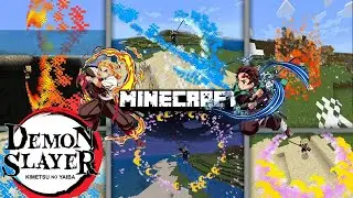 Demon Slayer : Infinite Addon MCPE Bedrock [1.18/1.19]