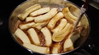 Homemade Bananas Foster Dessert