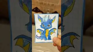 Год дракона🐉 Милый дракончик#shorts #short #нг  #новыйгод #рисоватьдракона #2024  #моймармеладный