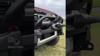 The I-Line Heavy Duty Winch Mount is compatible with most aftermarket winches and large fairleads.