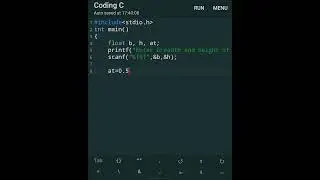 C Program To Find Area Of Triangle 