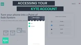 Accessing your Kyte account