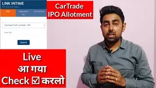 Check Live CarTrade IPO Allotment Status