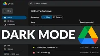How To Enable Dark Mode in Google Drive on PC | google drive dark mode