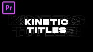FREE Kinetic Titles 1 Template MOGRT for Adobe Premiere Pro