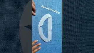 Round ban collar Neck cutting #short #shorts #shortsfeed