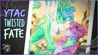 Twisted Fate • YTAC Grimm's Fairy Tale • Watercolor Painting Process