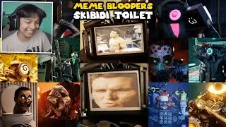 React MEME BLOOPERS Skibidi Toilet MULTIVERSE FULL EPISODE SAMPAI TAMAT!