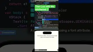 Using AttributedString and Text #swift #swiftprogramming #tutorial #swiftui