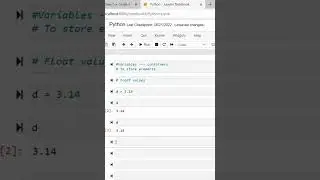 Storing Float values in Python