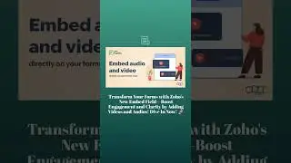 Introducing the Embed field in Zoho Forms