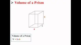 Volume of a Prism