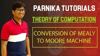 L 56: Example 2 on conversion of Mealy machine to Moore machine in TOC.