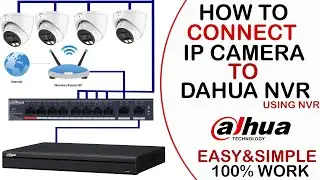 How to Connect & Configure Dahua IP Camera in Hindi