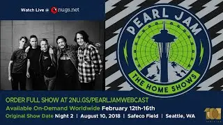 Pearl Jam Live from Seattle August 10, 2018 