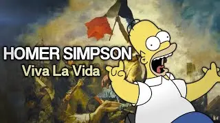 Homer Simpson - Viva la Vida (AI COVER)
