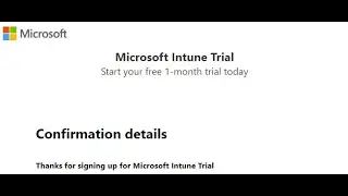 How to Get Trial License for Microsoft Intune  شرح كيفية الحصول