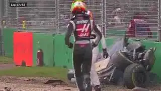 Accidente Fernando Alonso Melbourne